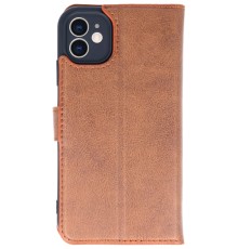iPhone 11 Kılıf Trend S Plus Kapaklı Kılıf - Taba