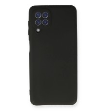 Samsung Galaxy A22 Kılıf First Silikon - Siyah