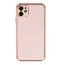 iPhone 12 Kılıf Coco Karbon Silikon - Pembe