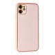 iPhone 12 Kılıf Coco Karbon Silikon - Pembe