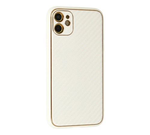 iPhone 12 Kılıf Coco Karbon Silikon - Beyaz iPhone 12 Kılıf Coco Karbon Silikon - Beyaz