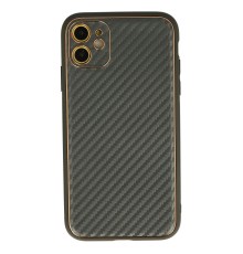 iPhone 12 Kılıf Coco Karbon Silikon - Füme