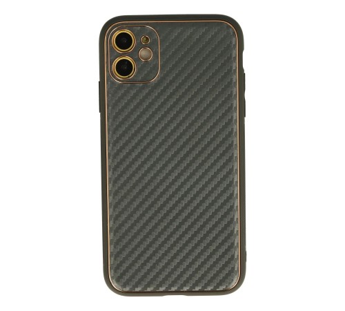iPhone 12 Kılıf Coco Karbon Silikon - Füme iPhone 12 Kılıf Coco Karbon Silikon - Füme