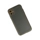 iPhone 12 Kılıf Coco Karbon Silikon - Füme