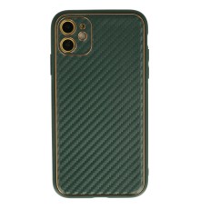 iPhone 12 Kılıf Coco Karbon Silikon - Yeşil