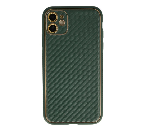 iPhone 12 Kılıf Coco Karbon Silikon - Yeşil iPhone 12 Kılıf Coco Karbon Silikon - Yeşil