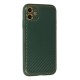 iPhone 12 Kılıf Coco Karbon Silikon - Yeşil