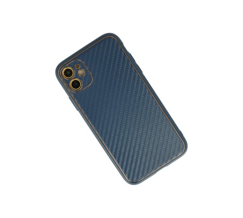 iPhone 12 Kılıf Coco Karbon Silikon - Mavi iPhone 12 Kılıf Coco Karbon Silikon - Mavi
