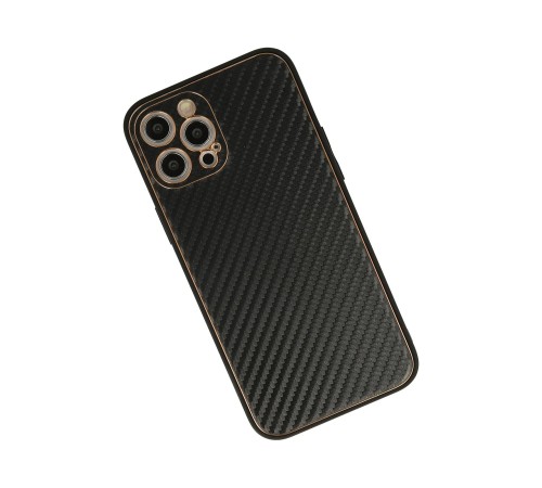 iPhone 12 Pro Kılıf Coco Karbon Silikon - Siyah iPhone 12 Pro Kılıf Coco Karbon Silikon - Siyah