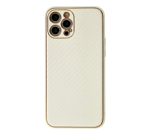 iPhone 12 Pro Kılıf Coco Karbon Silikon - Beyaz iPhone 12 Pro Kılıf Coco Karbon Silikon - Beyaz