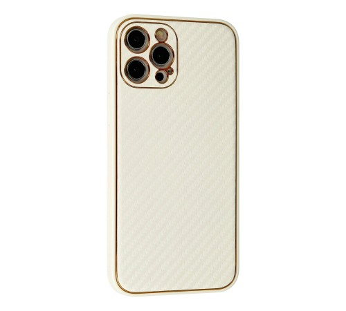 iPhone 12 Pro Kılıf Coco Karbon Silikon - Beyaz iPhone 12 Pro Kılıf Coco Karbon Silikon - Beyaz