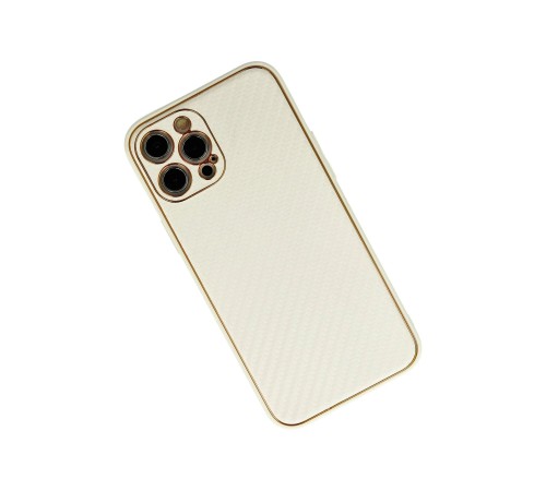 iPhone 12 Pro Kılıf Coco Karbon Silikon - Beyaz iPhone 12 Pro Kılıf Coco Karbon Silikon - Beyaz