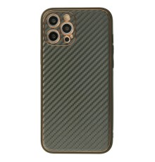 iPhone 12 Pro Kılıf Coco Karbon Silikon - Füme