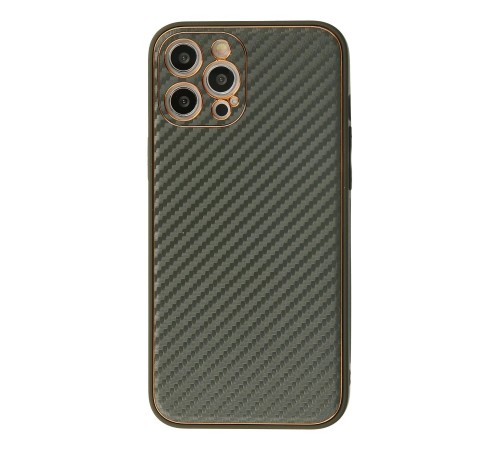 iPhone 12 Pro Kılıf Coco Karbon Silikon - Füme iPhone 12 Pro Kılıf Coco Karbon Silikon - Füme