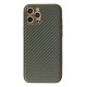 iPhone 12 Pro Kılıf Coco Karbon Silikon - Füme