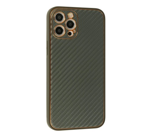 iPhone 12 Pro Kılıf Coco Karbon Silikon - Füme iPhone 12 Pro Kılıf Coco Karbon Silikon - Füme