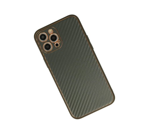 iPhone 12 Pro Kılıf Coco Karbon Silikon - Füme iPhone 12 Pro Kılıf Coco Karbon Silikon - Füme
