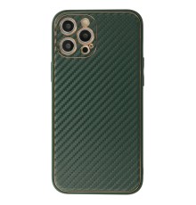 iPhone 12 Pro Kılıf Coco Karbon Silikon - Yeşil