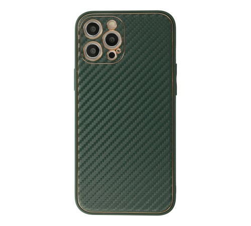 iPhone 12 Pro Kılıf Coco Karbon Silikon - Yeşil iPhone 12 Pro Kılıf Coco Karbon Silikon - Yeşil