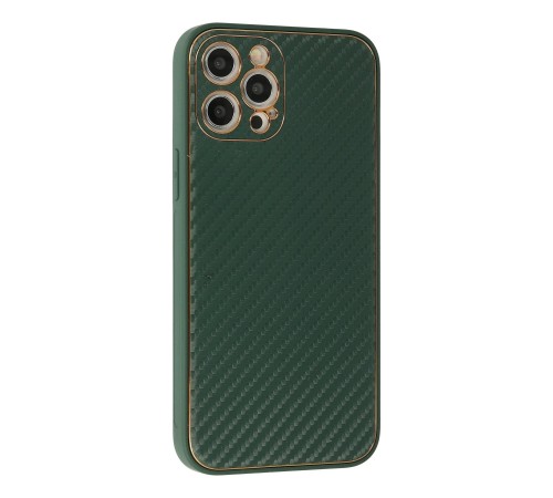 iPhone 12 Pro Kılıf Coco Karbon Silikon - Yeşil iPhone 12 Pro Kılıf Coco Karbon Silikon - Yeşil