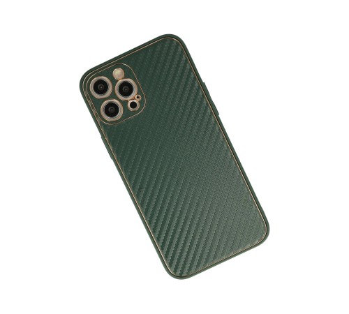 iPhone 12 Pro Kılıf Coco Karbon Silikon - Yeşil iPhone 12 Pro Kılıf Coco Karbon Silikon - Yeşil