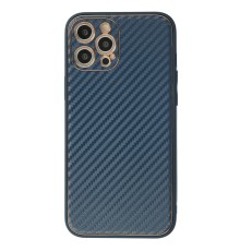 iPhone 12 Pro Kılıf Coco Karbon Silikon - Mavi