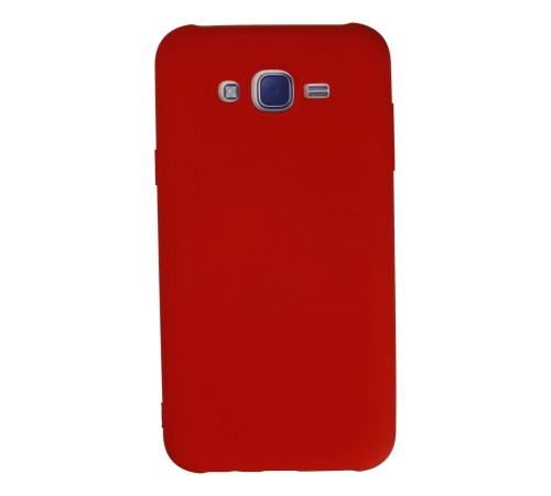 Samsung Galaxy J7 Kılıf Nano içi Kadife Silikon - Kırmızı Samsung Galaxy J7 Kılıf Nano içi Kadife Silikon - Kırmızı