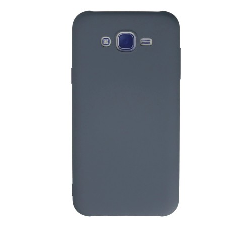 Samsung Galaxy J7 Kılıf Nano içi Kadife Silikon - Gri Samsung Galaxy J7 Kılıf Nano içi Kadife Silikon - Gri