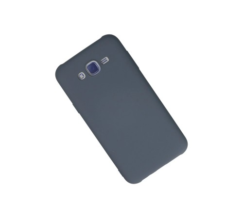 Samsung Galaxy J7 Kılıf Nano içi Kadife Silikon - Gri Samsung Galaxy J7 Kılıf Nano içi Kadife Silikon - Gri