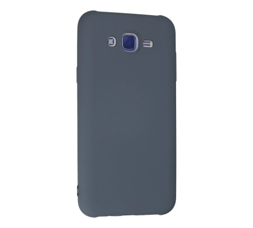 Samsung Galaxy J7 Kılıf Nano içi Kadife Silikon - Gri Samsung Galaxy J7 Kılıf Nano içi Kadife Silikon - Gri
