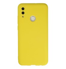 Huawei P Smart 2019 Kılıf Nano içi Kadife Silikon - Sarı
