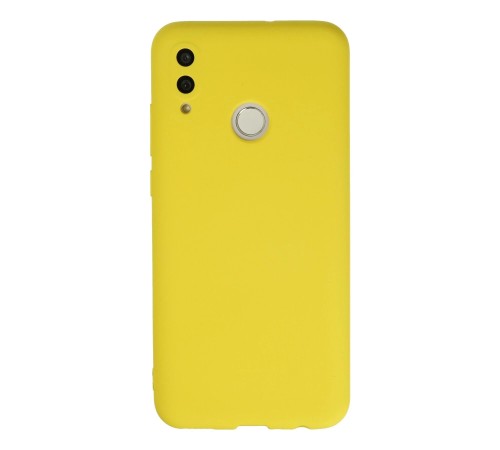 Huawei P Smart 2019 Kılıf Nano içi Kadife Silikon - Sarı Huawei P Smart 2019 Kılıf Nano içi Kadife Silikon - Sarı