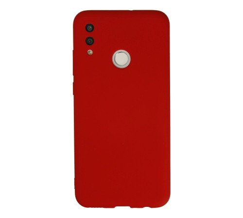 Huawei P Smart 2019 Kılıf Nano içi Kadife Silikon - Kırmızı Huawei P Smart 2019 Kılıf Nano içi Kadife Silikon - Kırmızı