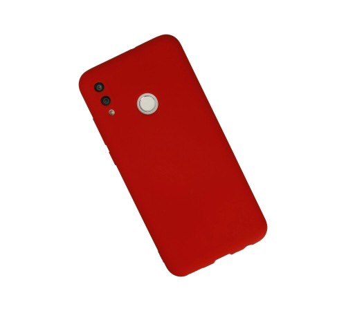 Huawei P Smart 2019 Kılıf Nano içi Kadife Silikon - Kırmızı Huawei P Smart 2019 Kılıf Nano içi Kadife Silikon - Kırmızı