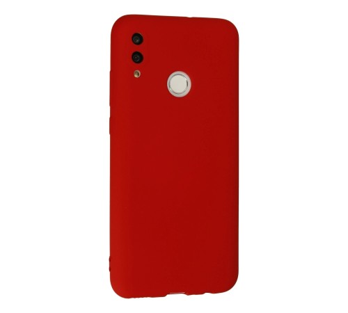 Huawei P Smart 2019 Kılıf Nano içi Kadife Silikon - Kırmızı Huawei P Smart 2019 Kılıf Nano içi Kadife Silikon - Kırmızı
