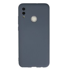Huawei P Smart 2019 Kılıf Nano içi Kadife Silikon - Gri