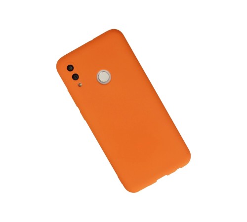 Huawei P Smart 2019 Kılıf Nano içi Kadife Silikon - Turuncu Huawei P Smart 2019 Kılıf Nano içi Kadife Silikon - Turuncu