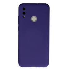 Huawei P Smart 2019 Kılıf Nano içi Kadife Silikon - Mor