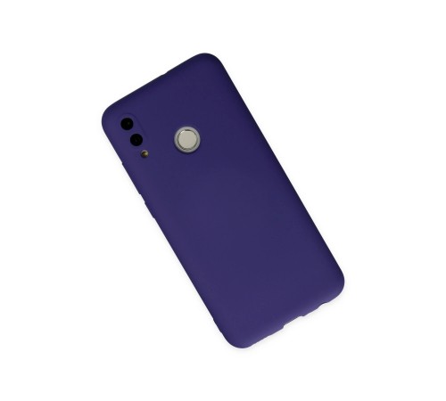 Huawei P Smart 2019 Kılıf Nano içi Kadife Silikon - Mor Huawei P Smart 2019 Kılıf Nano içi Kadife Silikon - Mor
