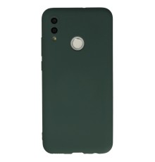Huawei P Smart 2019 Kılıf Nano içi Kadife Silikon - Koyu Yeşil