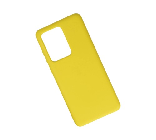 Samsung Galaxy S20 Ultra Kılıf Nano içi Kadife Silikon - Sarı Samsung Galaxy S20 Ultra Kılıf Nano içi Kadife Silikon - Sarı
