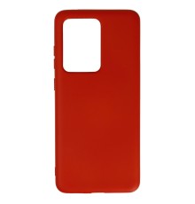 Samsung Galaxy S20 Ultra Kılıf Nano içi Kadife Silikon - Kırmızı