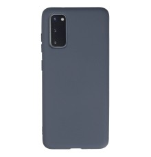 Samsung Galaxy S20 Kılıf Nano içi Kadife Silikon - Gri