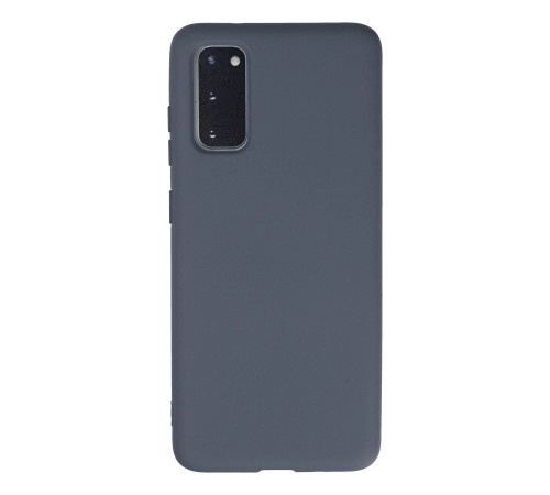 Samsung Galaxy S20 Kılıf Nano içi Kadife Silikon - Gri