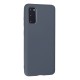 Samsung Galaxy S20 Kılıf Nano içi Kadife Silikon - Gri