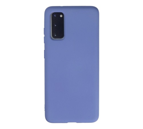 Samsung Galaxy S20 Kılıf Nano içi Kadife Silikon - Lila