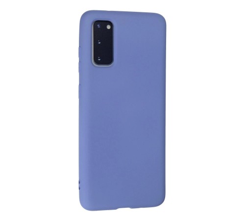 Samsung Galaxy S20 Kılıf Nano içi Kadife Silikon - Lila
