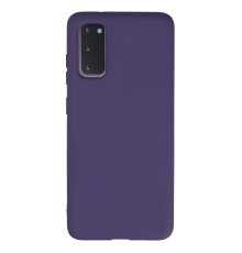 Samsung Galaxy S20 Kılıf Nano içi Kadife Silikon - Mor