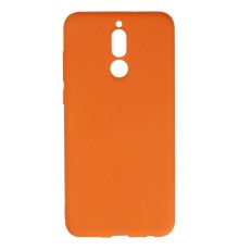 Huawei Mate 10 Lite Kılıf Nano içi Kadife Silikon - Turuncu
