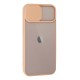 iPhone 13 Kılıf Palm Buzlu Kamera Sürgülü Silikon - Pembe